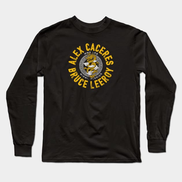 Alex "Bruce Leeroy" Caceres Long Sleeve T-Shirt by huckblade